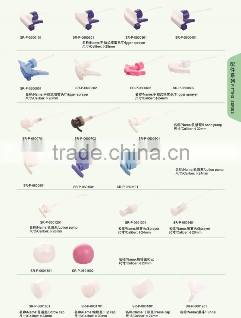 2015 convinent series of plastic empty cosmetic bottles travel kit bottle, carry-on series