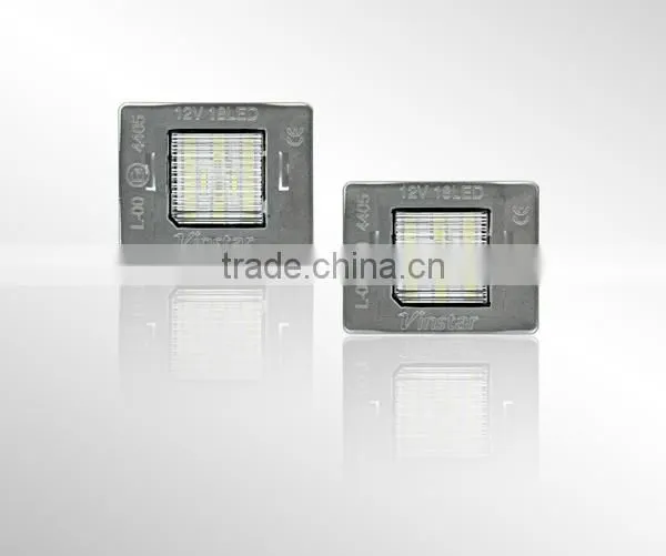 2015 New mercede spare parts led license plate lamp for Ben.z W176 X166 W156 X156