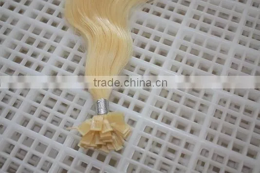 keratin tip human hair extension/100%remy human hair/straight
