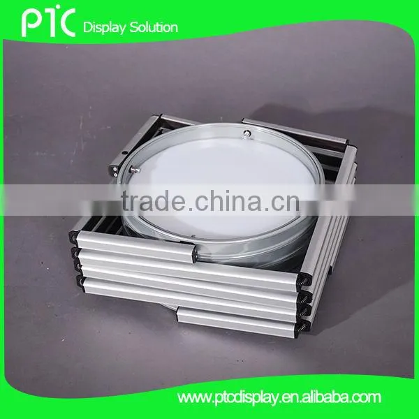 4 layers round aluminum advertising twister tower display