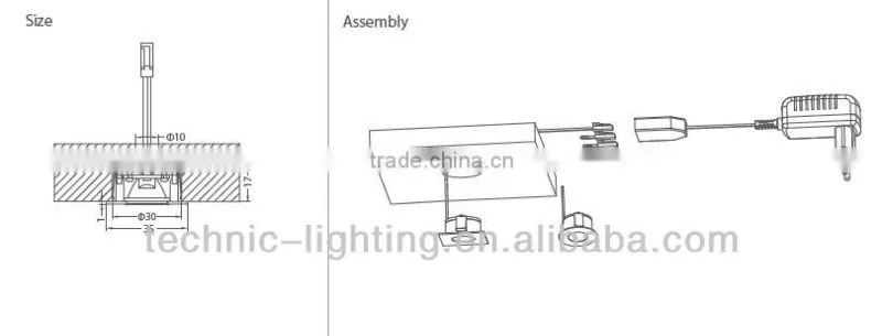 hot-selling 1W Cabinet mini LED Spot Light for shopping mall showcase