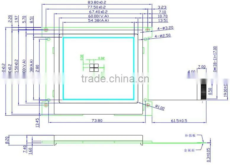 160160 Pixels Graphics LCD Module