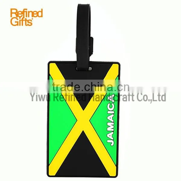pvc luggage tag silicon rubber luggage tag id card luggage tag