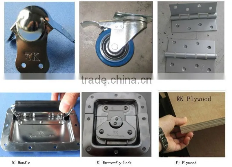 Moving Head Lamp Case with Moulded Inserts