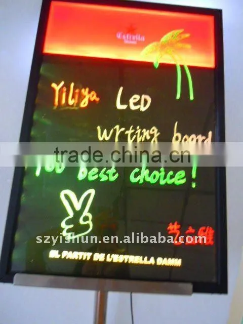 LED colorful fluorescence writing board