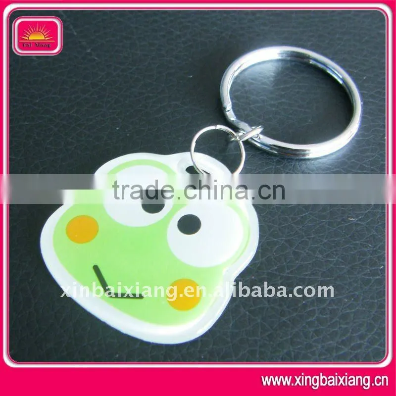 funny soft plastic cartoon pvc keyring