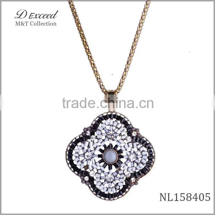 fashion square pendant necklace OEM&ODM Accept