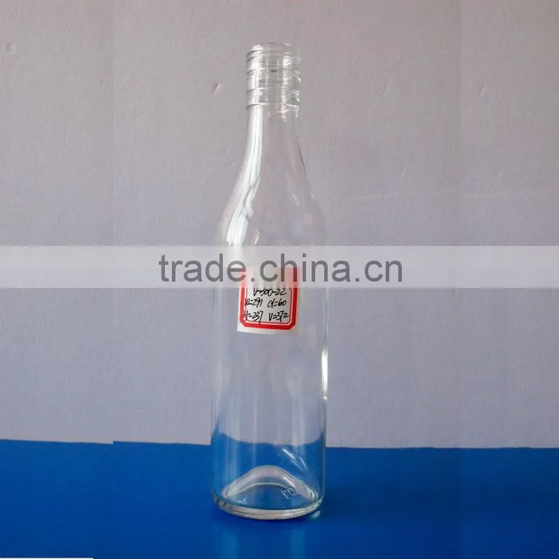 flint empty glass bottle