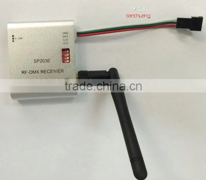 Wireless DMX512 sender & receiver for LED light up costumes