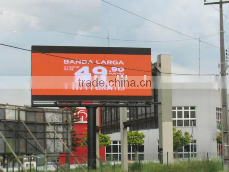 P10 Outdoor LED Display With Working Temperature -20~+65 Degrees