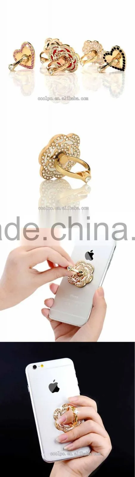 Ring Phone Holder 360, Ring Holder for Mobile Phone with Hook