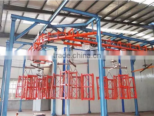 Monorail shot blasting machines/shot blasting equipment