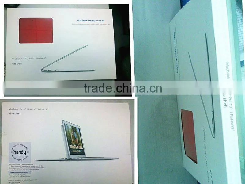 new products custom pattern pc case for marble macbook cover