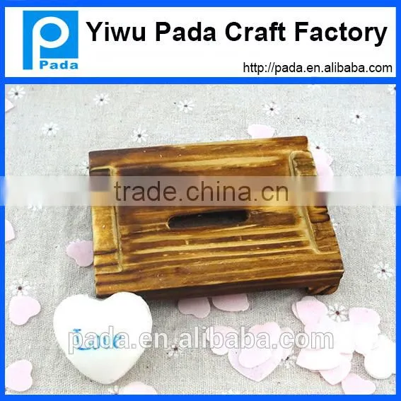 natural wooden soap dish