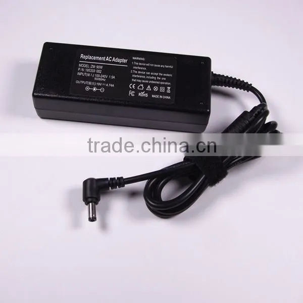 high quality 19v 4.74a 5.5*2.5mm 90w laptop power adapter for Fujitsu