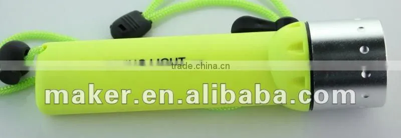 Cree 3W Diving flashlight water proof