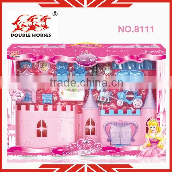Interesting toys for girls diy castle toy set