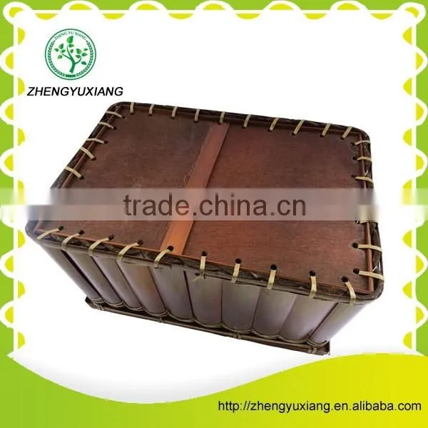 Rect bamboo handicrafts basket for kitchen accessories
