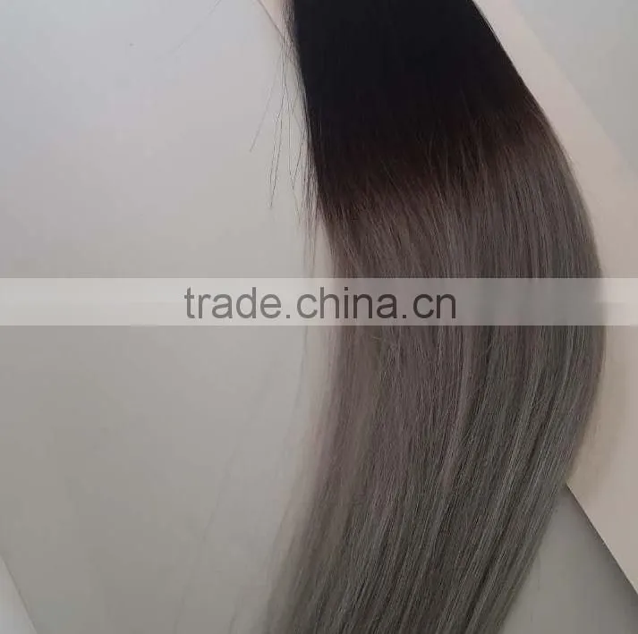 ombre remy tape hair extension virgin indian hair tape hair extension