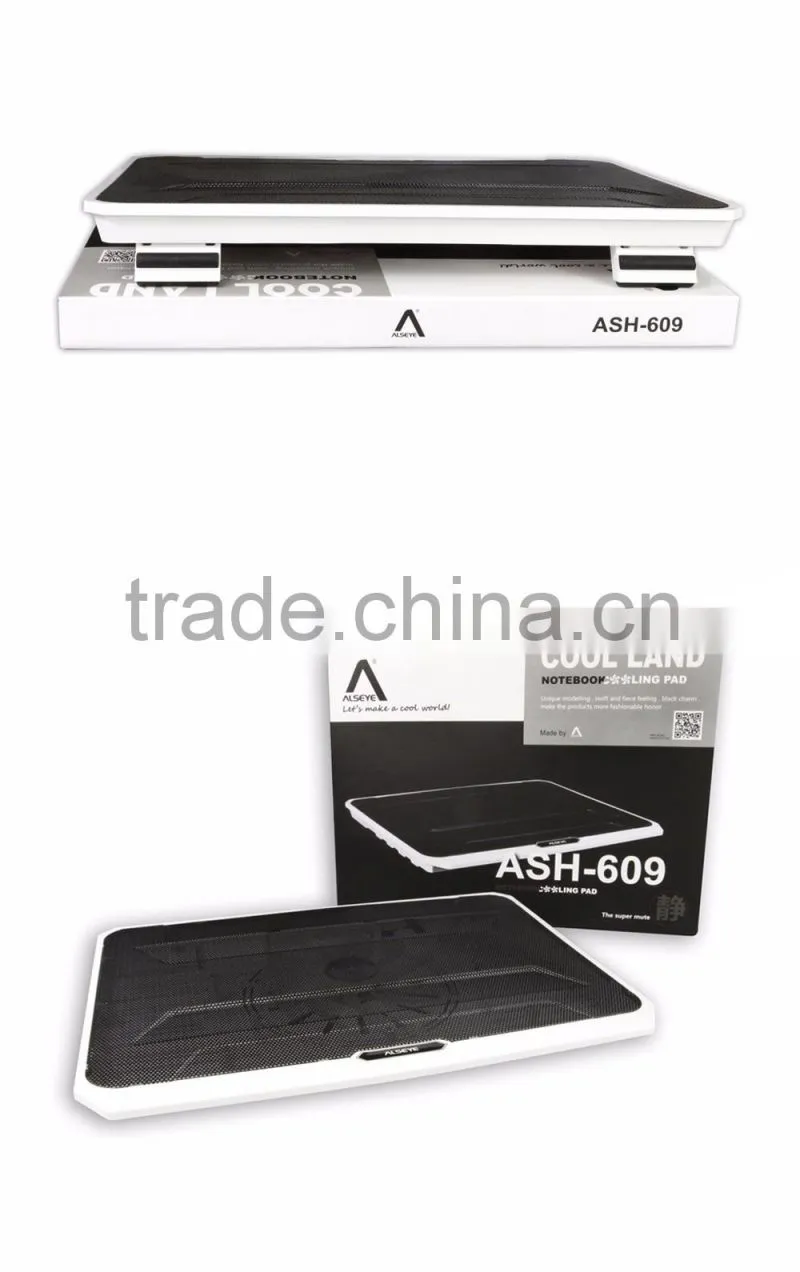Alseye HA201 manufacturer mini laptop cooler pad USB cooling pad 2 fans for notebook