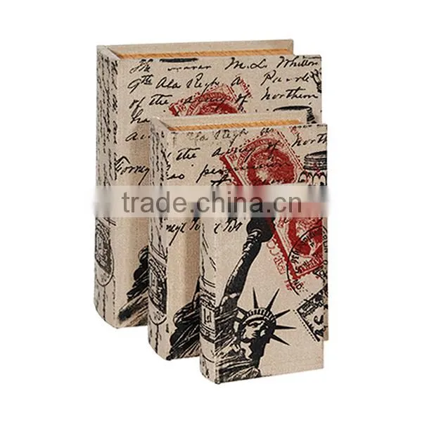 Decorative vinatge book box
