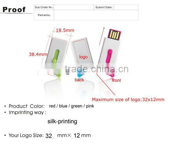 Unique plastic usb pendrives , 4G usb drives , accept PayPal