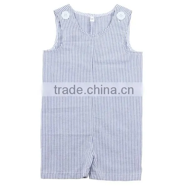 2016 wholesale baby clothes factory cotton ruffle Rompers Newborn Rompers boys clothes boy pyjamas