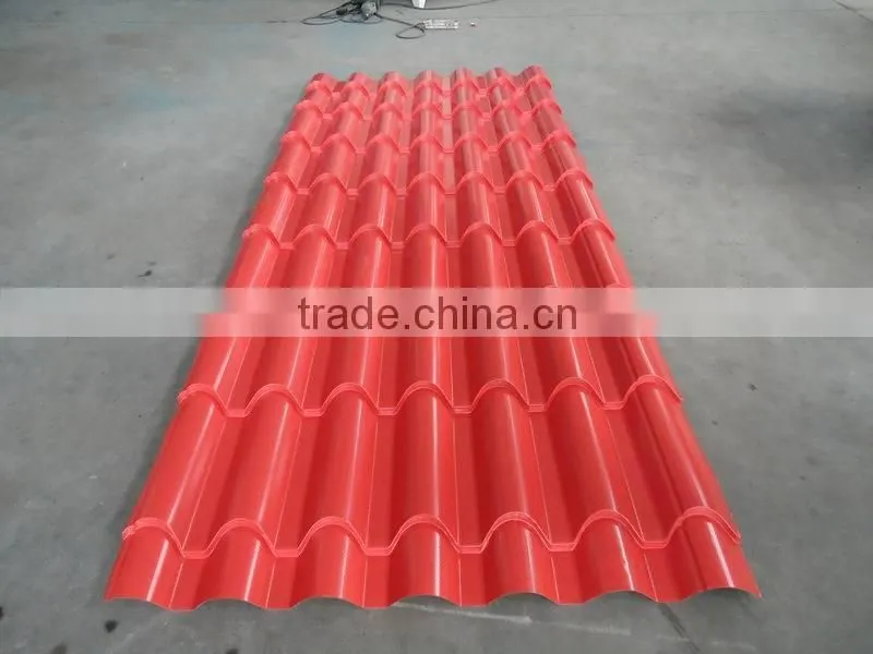 Corrugated Roof Tile Sheet Making Machine / Corlors Metal Roof Tile Roll Forming Machine