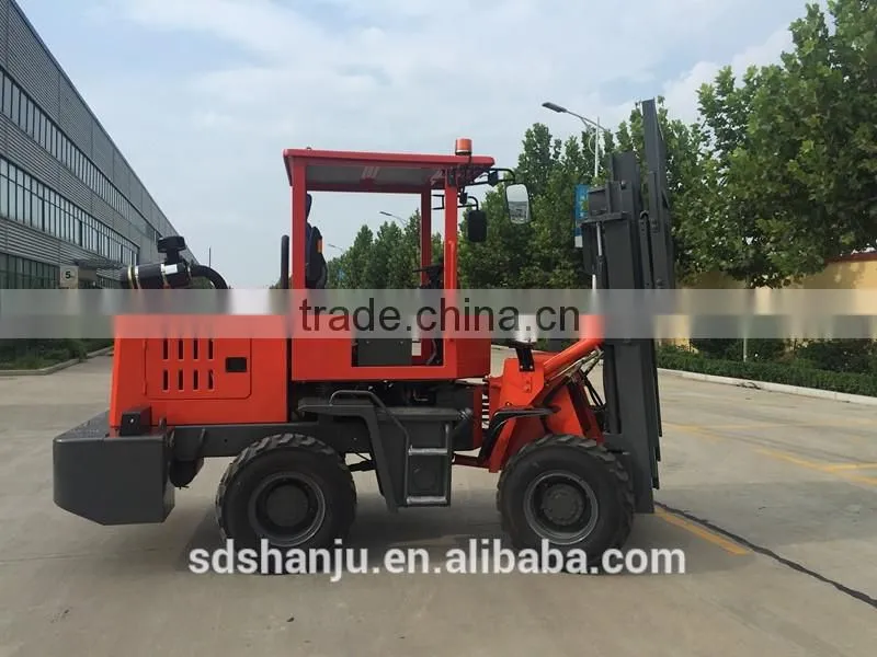 New Design Forklift Pallet Truck 2Ton Rough Terrain Pallet Forklift For All Rough Terrain