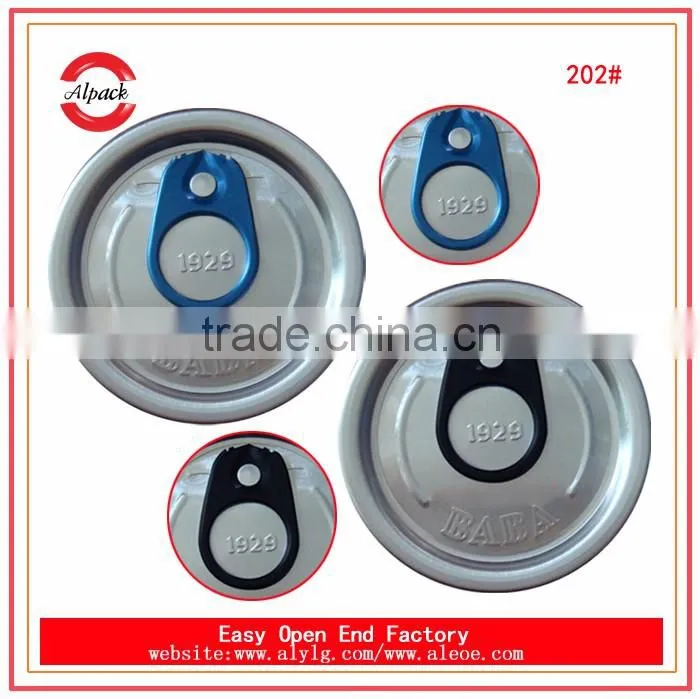 Aluminum can lid supplier 202# easy open end