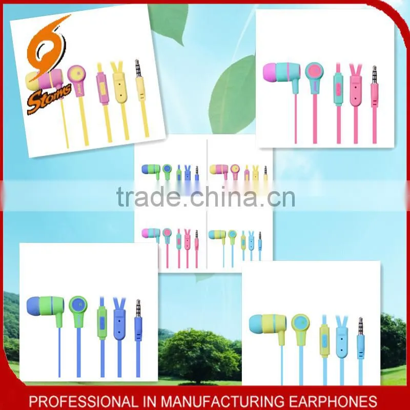 Colorful Gift earphone for mobile phone,latest products,colorful earphone.