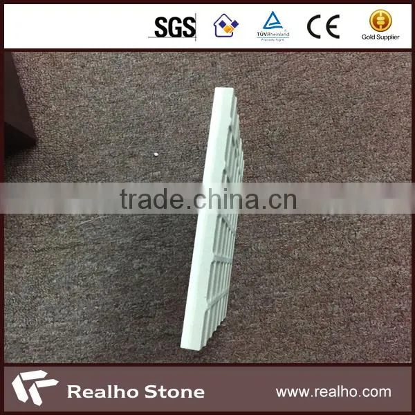 competitive price white marble composite tile /veneer tile