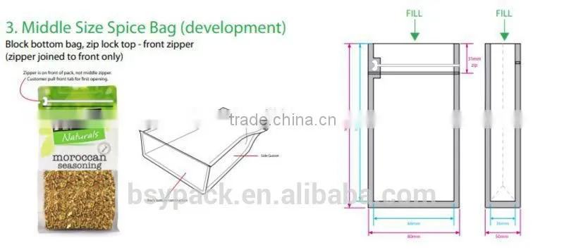 flat bottom Aluminum foil food bag with valve