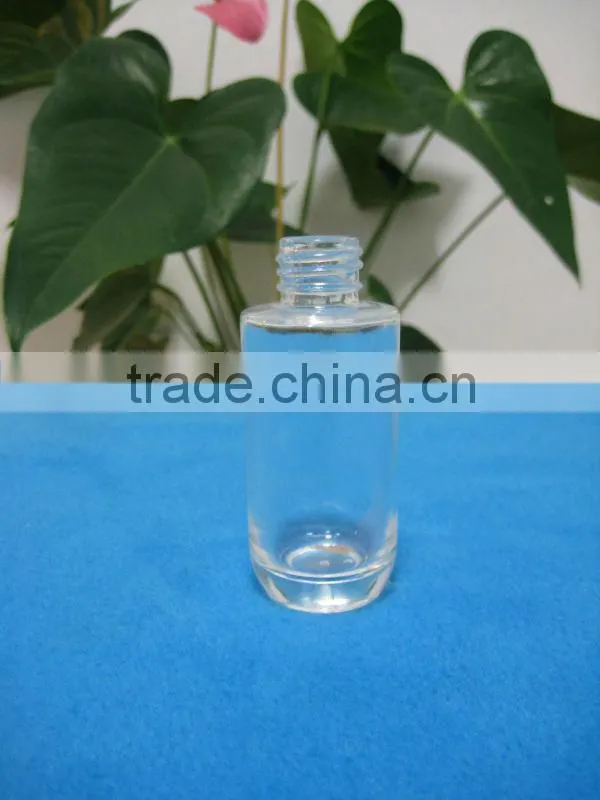 custom design 40ml transparent cosmetic bottle,liquid foundation container,skin care lotion bottles with plastic cap manufacture