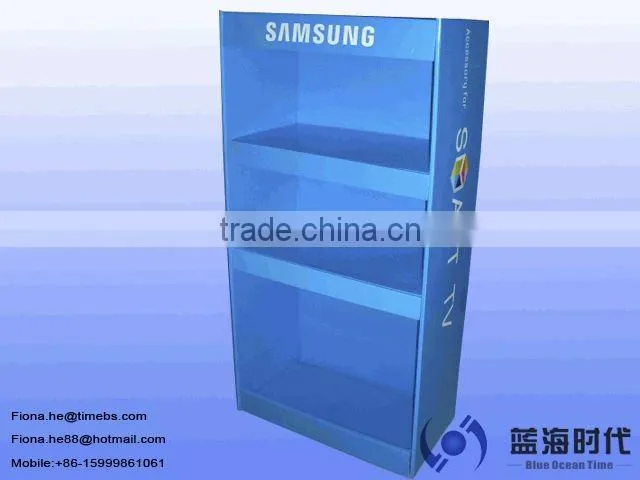 Corrugated plastic display rack for DVD