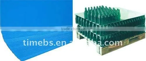 Stackable black corrugated plastic esd tray