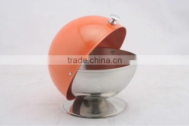Stainless steel sugar bowl or pot