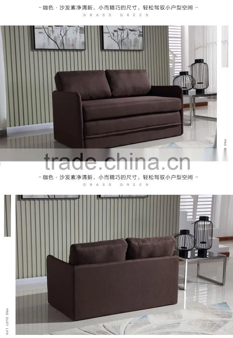 wholesale colorful convertible fabric loveseat sleeper