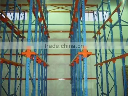 Pallet racking for food storage