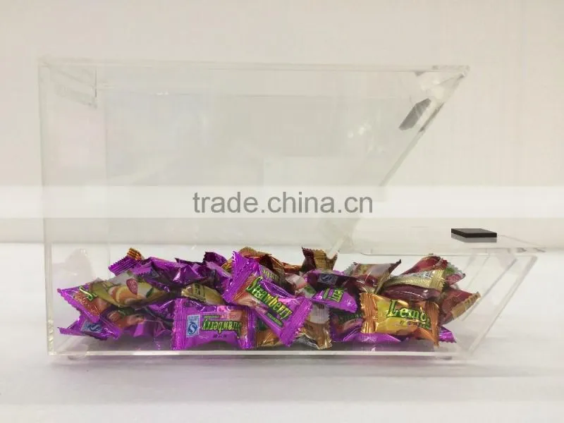 Classical acrylic candy box,candy bin display R160416