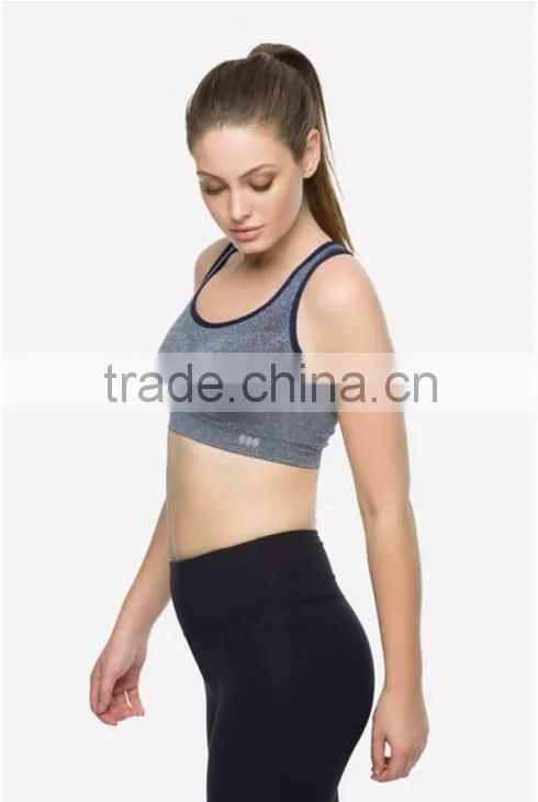 OEM Order Second Skin 4 Way Stretch Seamless Fitness Wear Sports Bra