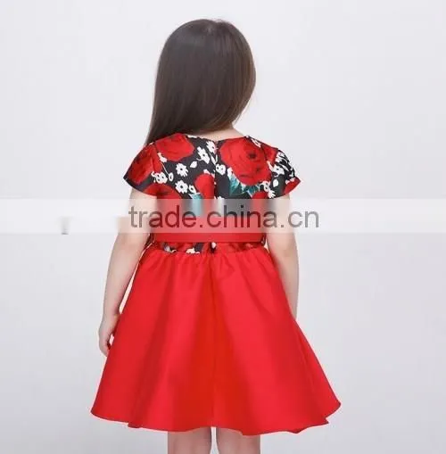 wholesale summer girl kids beautiful model dresses sweet Princess kids fashion dresses pictures