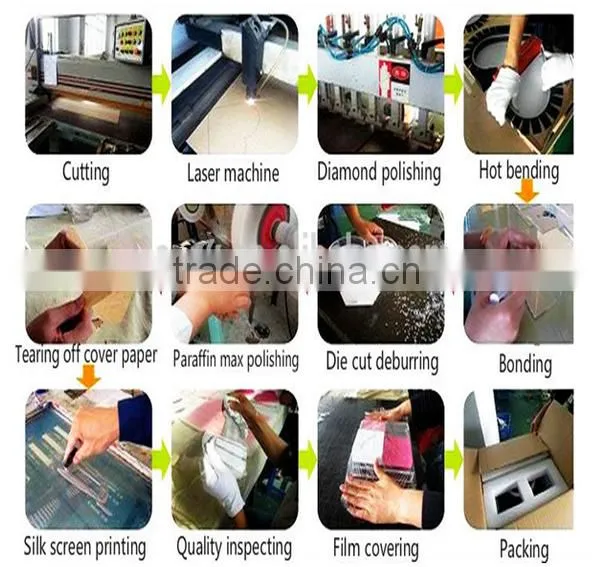 Manufacture Acrylic Display Holder Stand Rack Mount/Mobile Cell Phone display riser