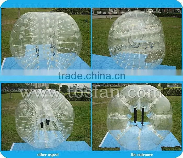 kids bubble football human inflatable bumper bubble ball TB167