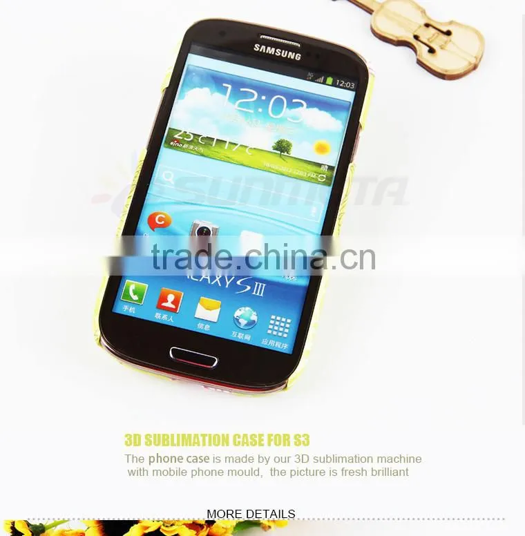 Sunmeta factory supply blank sublimation cell phone case(S3)