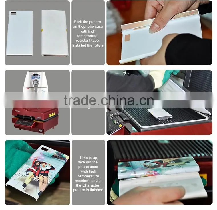 High Quanlity 3D Carton Blank Sublimation Film Blank Cell Phone Case