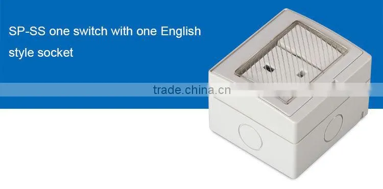 Outdoor Switcher Outdoor Switcher And Socket With Transparent Cover(SP-SS)