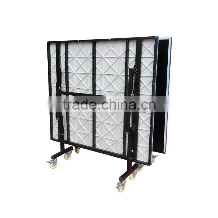 High quality factory price Economic 25mm SMC Standard size Moveable foldable Table tennis table