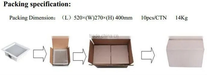 3 years warranty!!! Shenzhen led downlight manufacturer