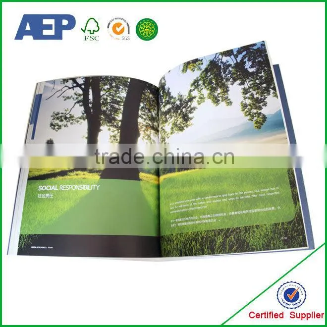Costom cheap colorful advertising booklets printing
